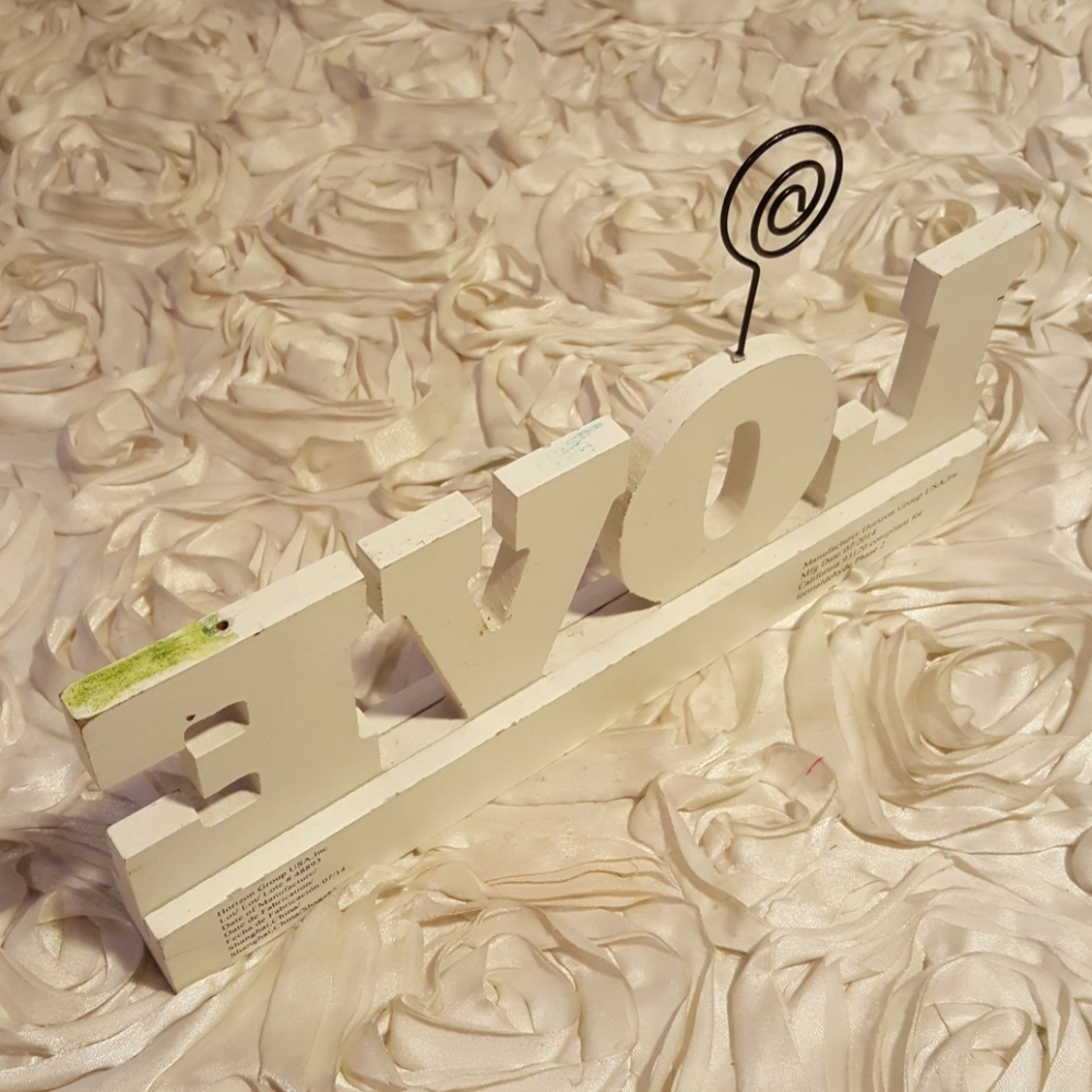 Paper Clip Decor - Love Sign - Picture 4 of 9